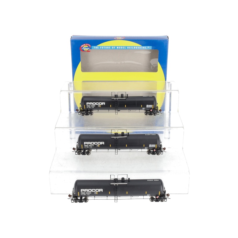 Athearn 97608 HO Procor 30,000-Gallon Ethanol Tank Car Pack of 3 NIB