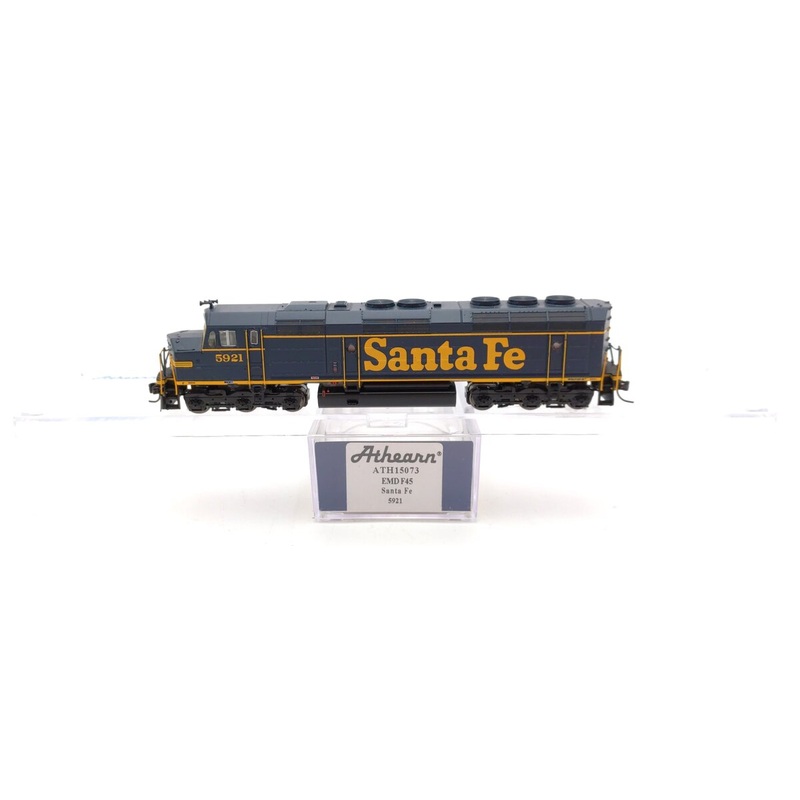 Athearn ATH15073 N Scale ATSF EMD F45 Diesel Locomotive #5921 EX/Box