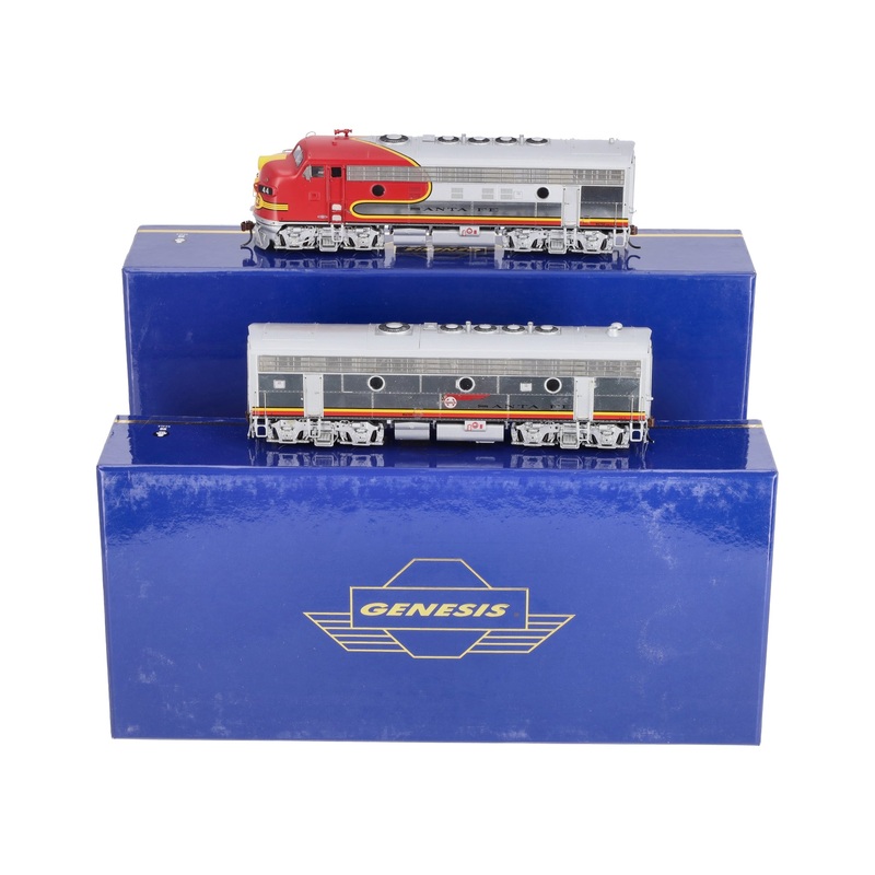 Athearn G22605 HO SF/Passenger F7 A/B Diesel Locomotive w/DCC & Sound #44L, #44A NIB