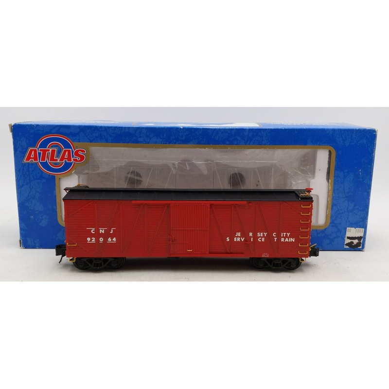 Atlas 6456-1 O Gauge Jersey Central USRA Single Sheathed Boxcar # 92064 (3-Rail) VG/Box