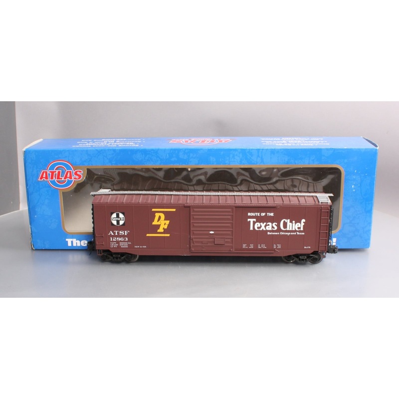 Atlas 6574-2 O Gauge Santa Fe Texas Special PS-1 Boxcar #12863 (3Rail) LN/Box