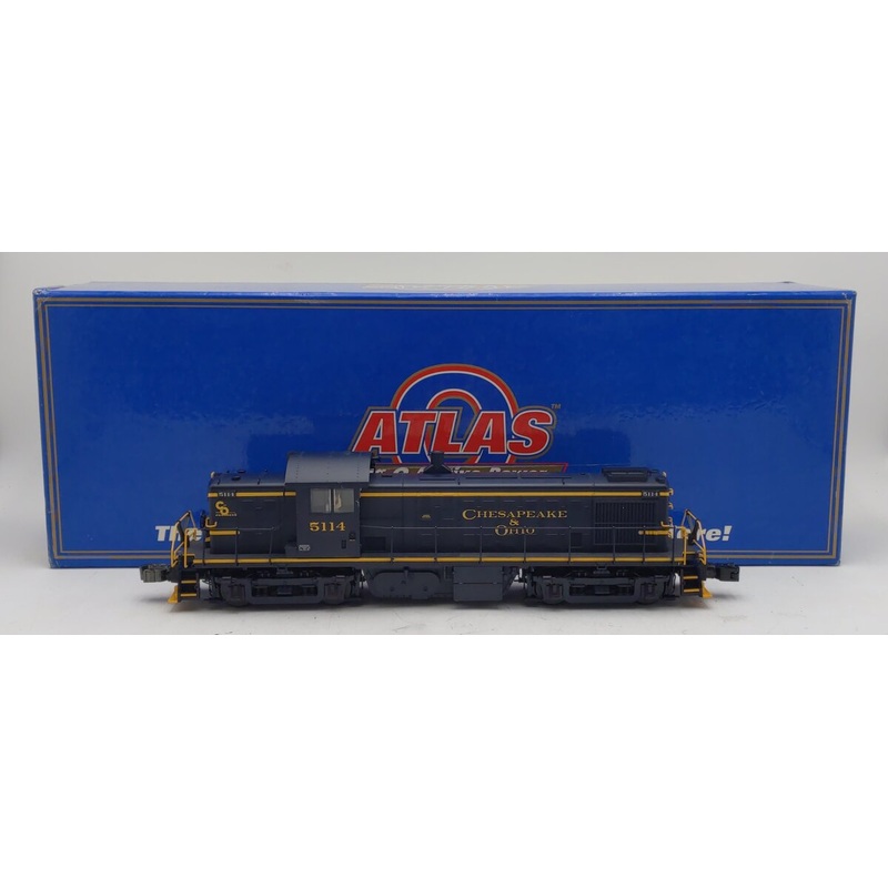 Atlas 6886-1 O C&O Alco RS-1 Diesel Locomotive w/TMCC #5114 EX/Box