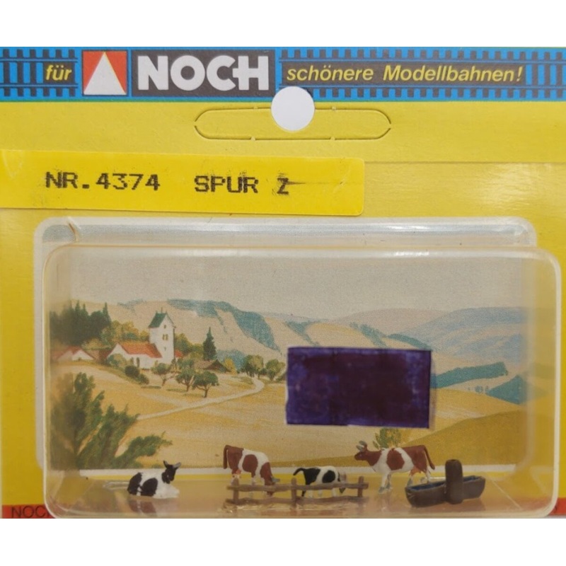 Noch 4374 Z Scale 4 Spur Cows Watering Trough & Fence