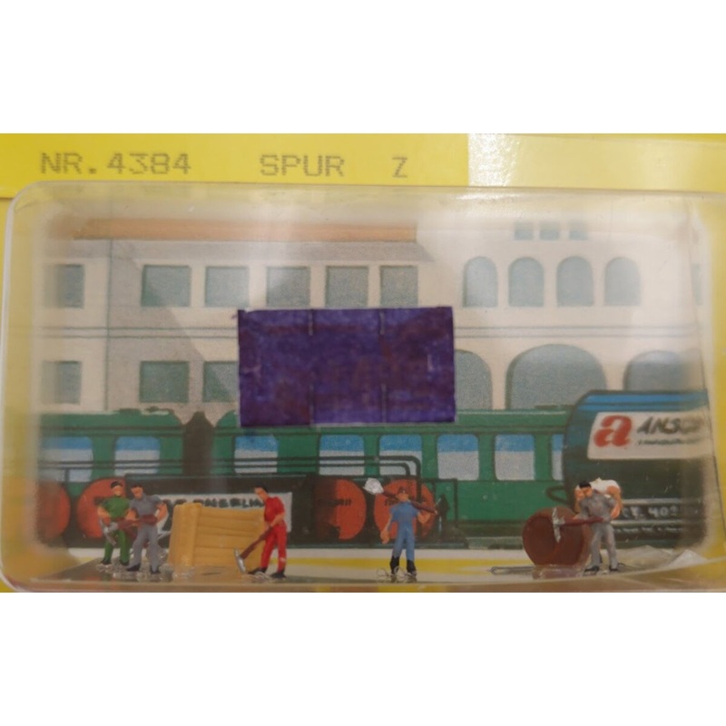 Noch 4384 Z Scale Men’s Workers w/Barrels Figures