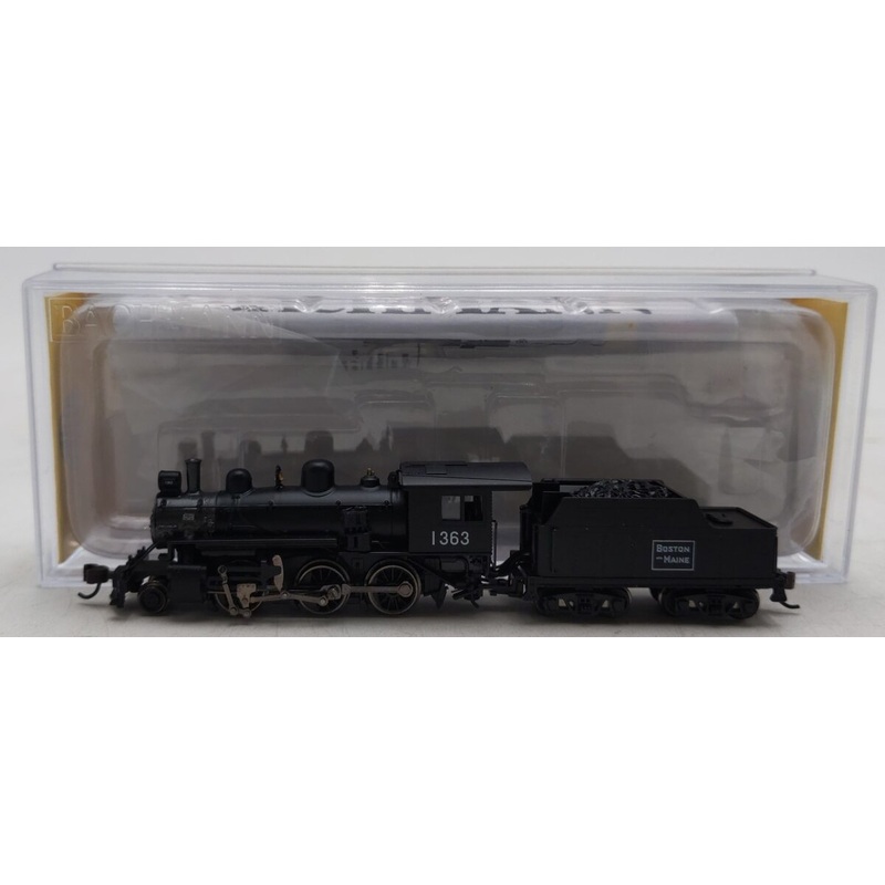 Bachmann 51756 N Boston & Maine Alco 2-6-0 Steam Locomotive & Tender w/DCC #1363 LN/Box
