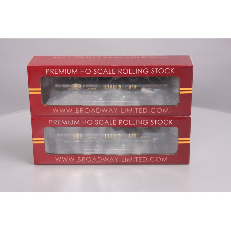 Broadway Limited 6103 HO Candian Liquid Air Cryogenic Tank Car (Pack of 2) LN/Box