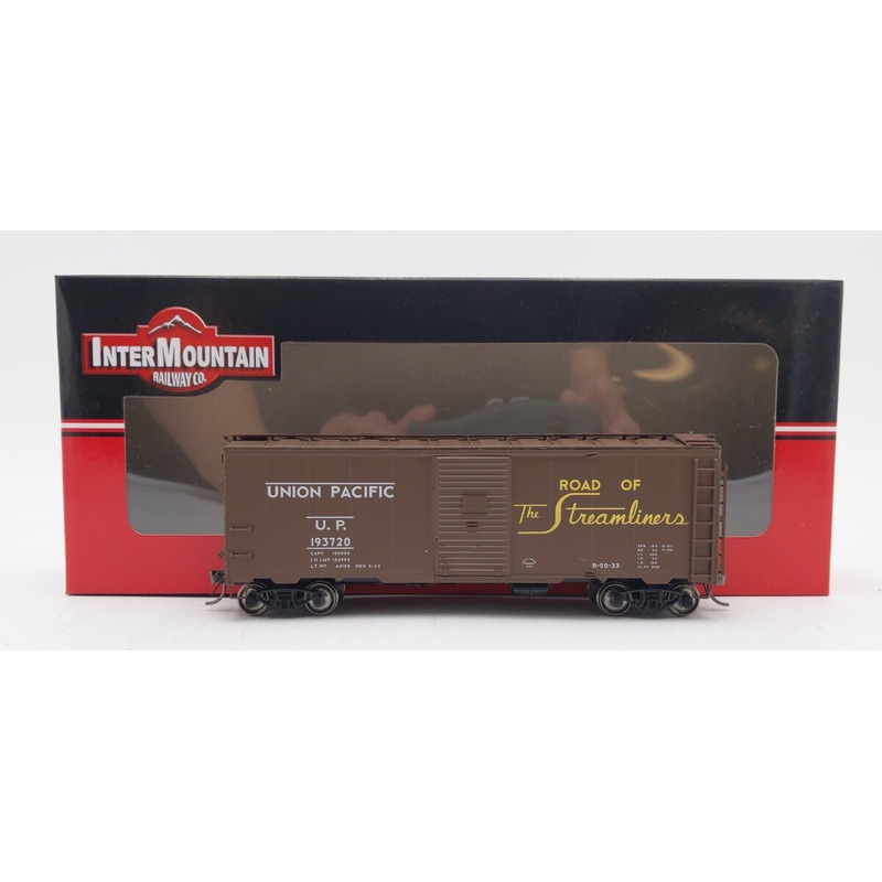 InterMountain 45815-29 HO Scale Union Pacific 10’6 1937 AAR Boxcar #193720 LN/Box