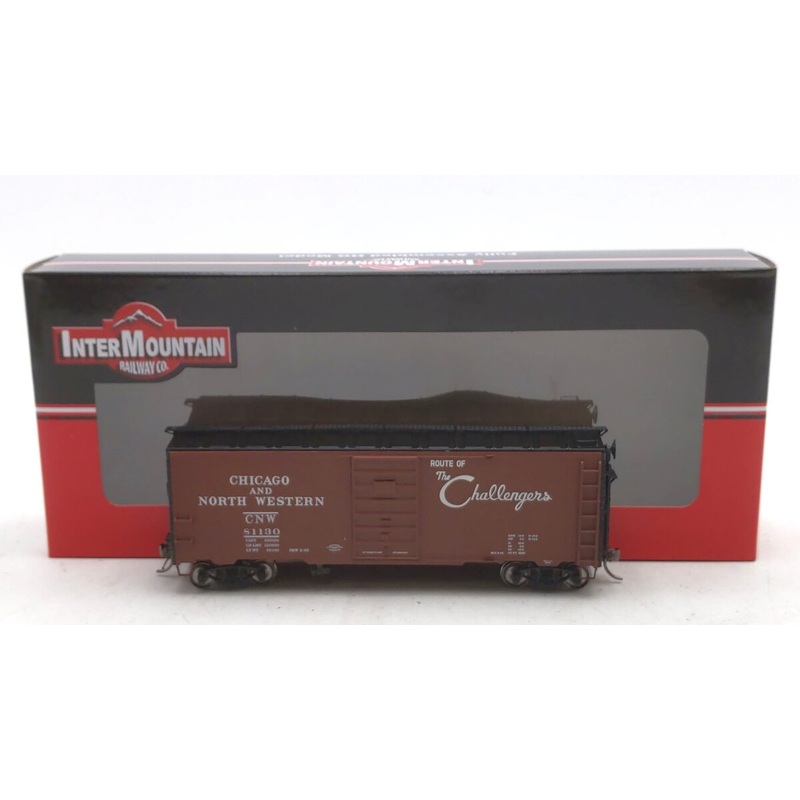 InterMountain 45816-05 HO Scale Chicago & North Western 10′ 6 AAR Boxcar #81130 LN/Box