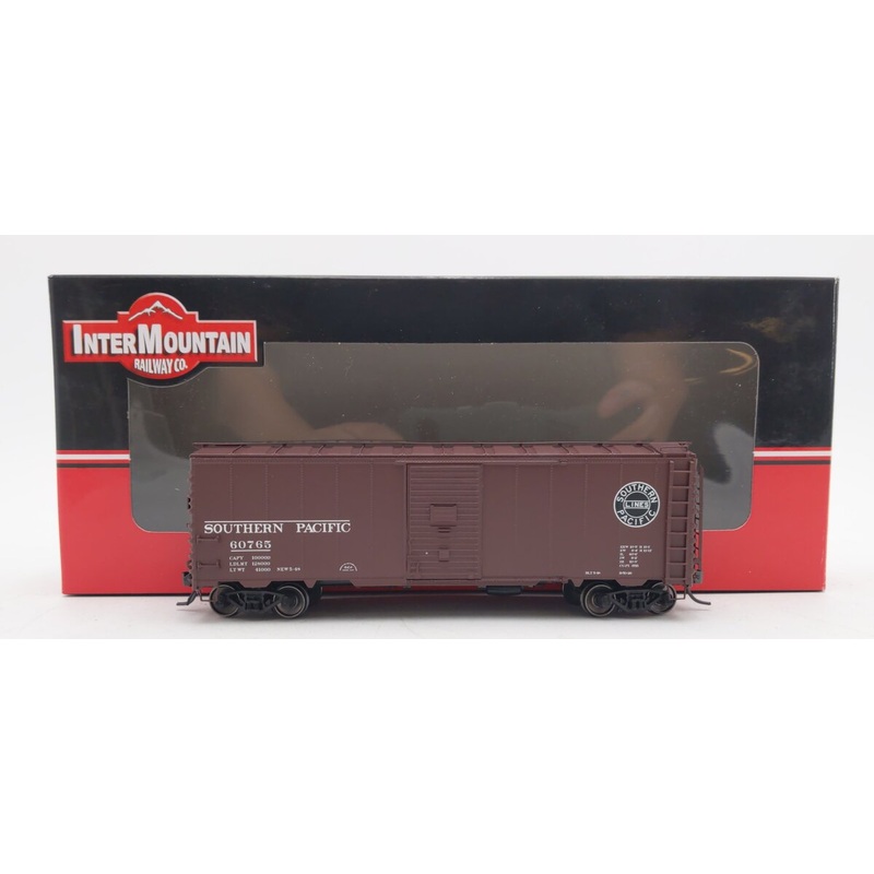 InterMountain 46013-45 HO Scale Southern Pacific 40′ 12 Panel Boxcar #60765 LN/Box
