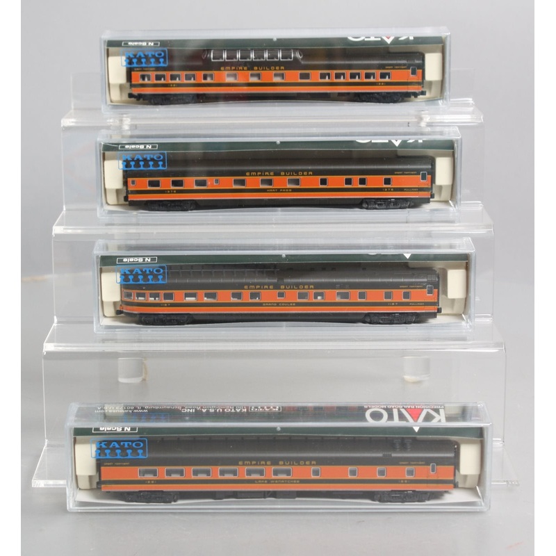 Kato 106-1051 N Scale Great Northern Smoothside Passenger Cars 4 Car (Set A) LN/Box
