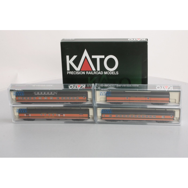 Kato 106-1052 N Scale Great Northern Smoothside Passenger 4-Car Set (Set B) LN/Box