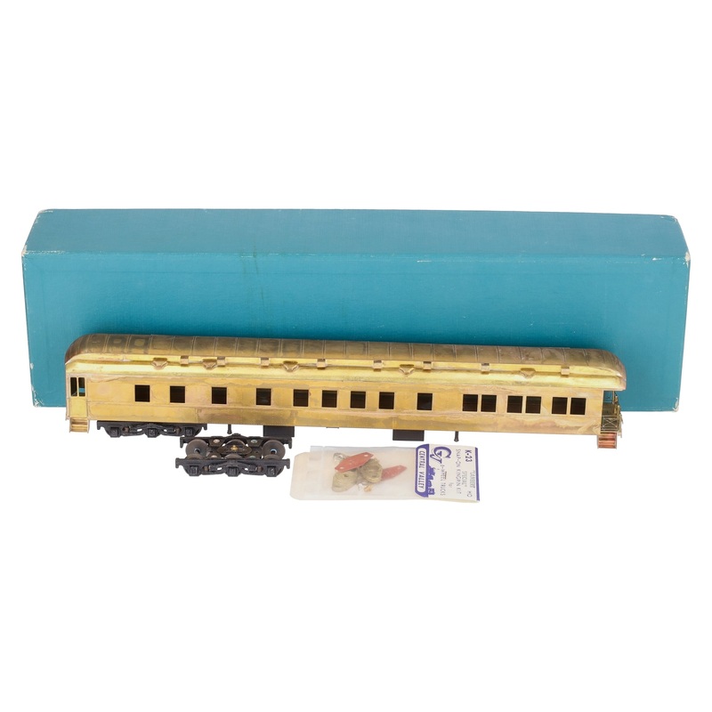 Lambert 803 HO Brass Observation Passenger Car – unpainted EX/Box