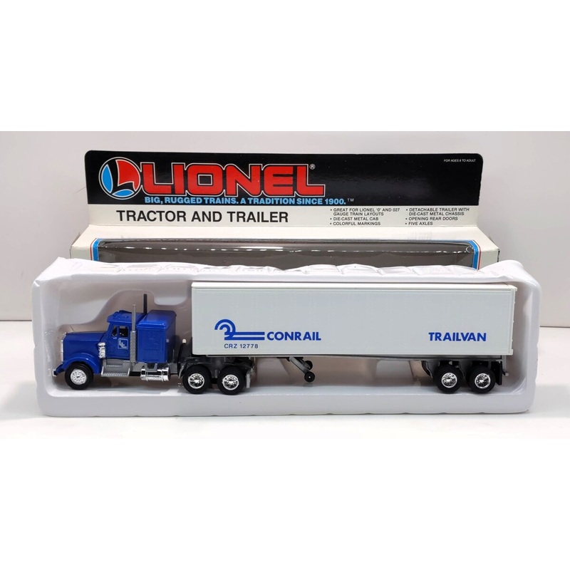Lionel 6-12778 O Conrail Tractor & Trailer Truck LN/Box