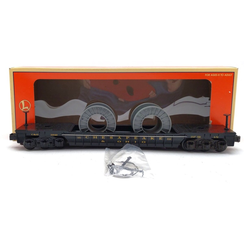 Lionel 6-16946 O Gauge Chesapeake & Ohio F9 Well Car #3840 EX/Box
