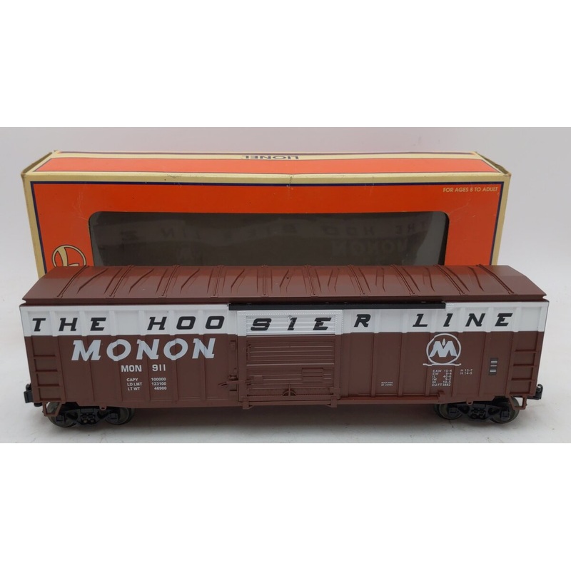 Lionel 6-17266 O Gauge Monon  The Hoosier Line Boxcar #911 EX/Box