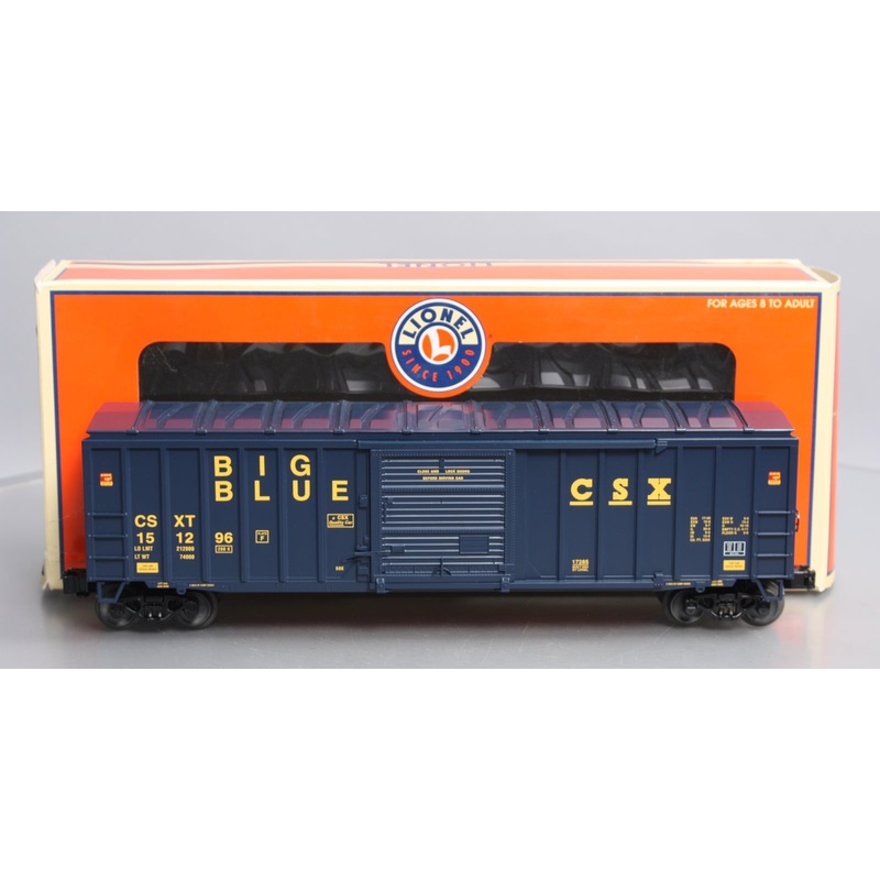 Lionel 6-17285 O Gauge CSX Big Blue Boxcar EX/Box