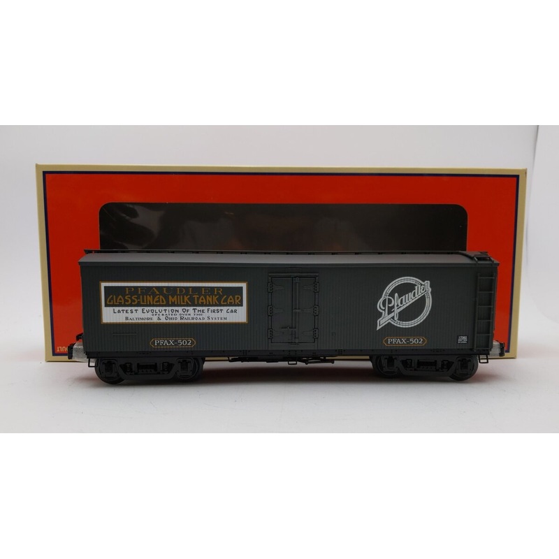 Lionel 6-17362 O Gauge Pfaudler Milk Billboard Refrigerator Car #502 EX/Box