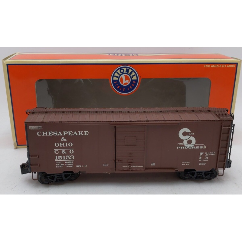 Lionel 6-17296 O Gauge Chesapeake & Ohio PS-1 Boxcar #15153 EX/Box