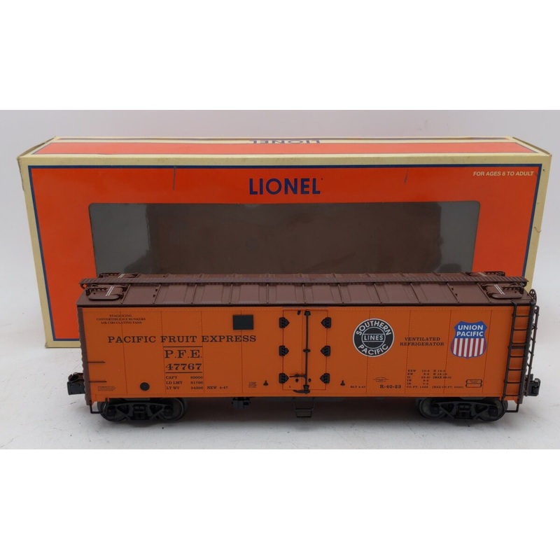 Lionel 6-17397 O Gauge Pacific Fruit Express Steel-Sided Refrigerator Car #47767 EX/Box