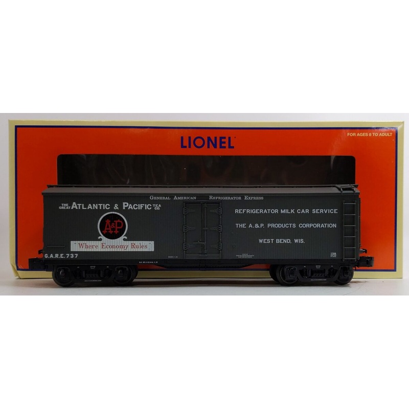 Lionel 6-17398 O Gauge Atlantic & Pacific Milk Car #737 LN/Box