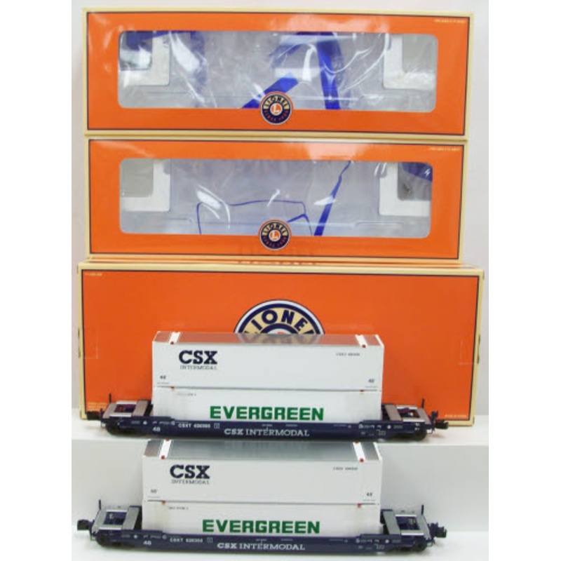 Lionel 6-21894 CSX Husky Stack Cars (Set of 2) LN/Box