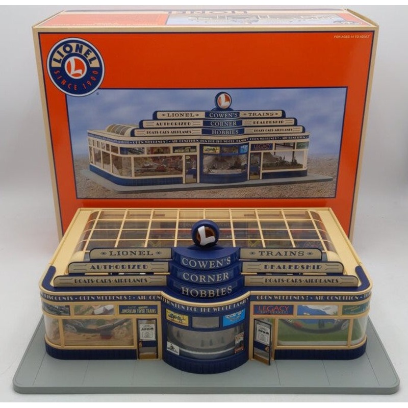 Lionel 6-24295 O Cowen’s Corner Hobby Shop EX/Box