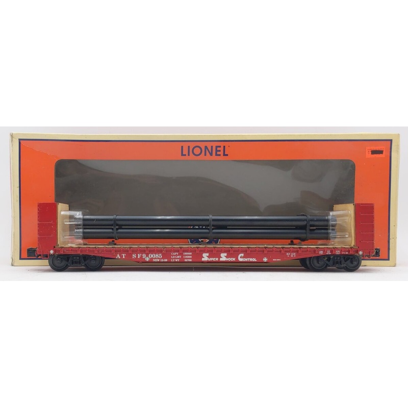 Lionel 6-27895 AT&SF PS-4 Flatcar w/Bulkheads LN/Box
