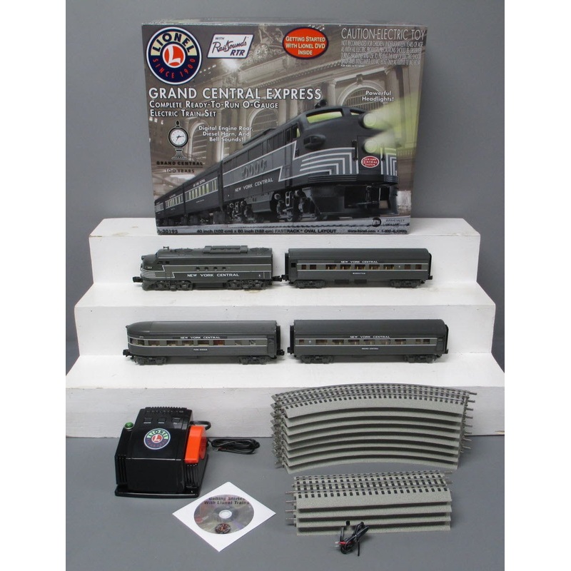 Lionel 6-30195 O Gauge Grand Central Express Diesel Passenger Train Set EX/Box