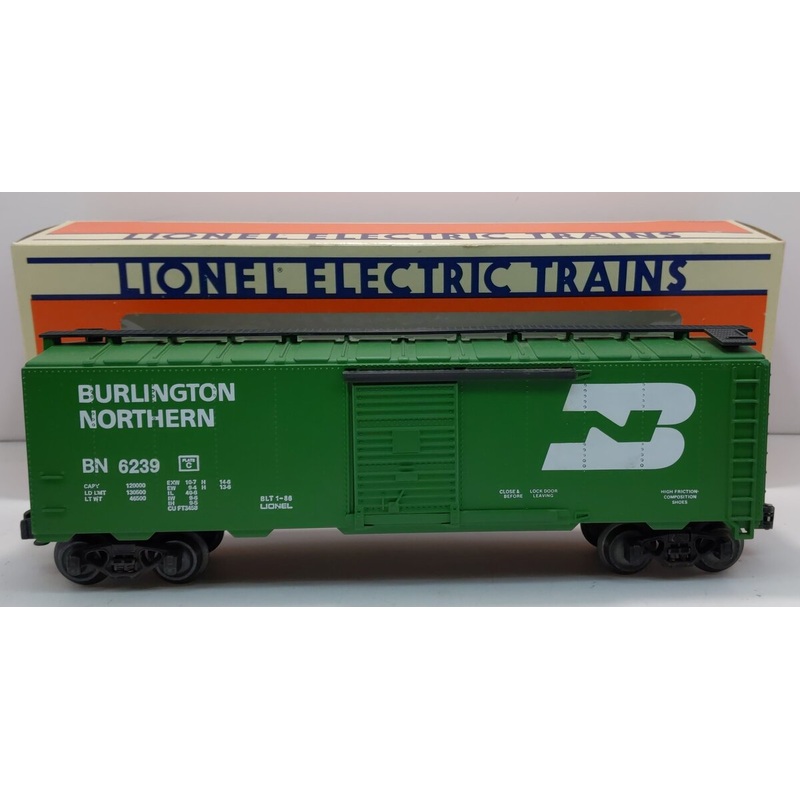 Lionel 6-6239 O Gauge Burlington Northern Standard Boxcar #6239 LN/Box