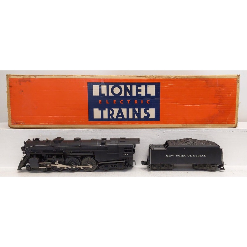 Lionel 6-8406 O New York Central Die-Cast Hudson 4-6-4 Steam Loco & Tender #783 EX/Box