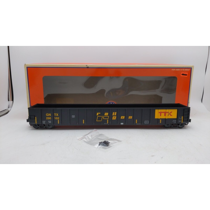 Lionel 6-84833 O Weathered GNTX 66′ Mill Gondola Railgon #290102 EX/Box