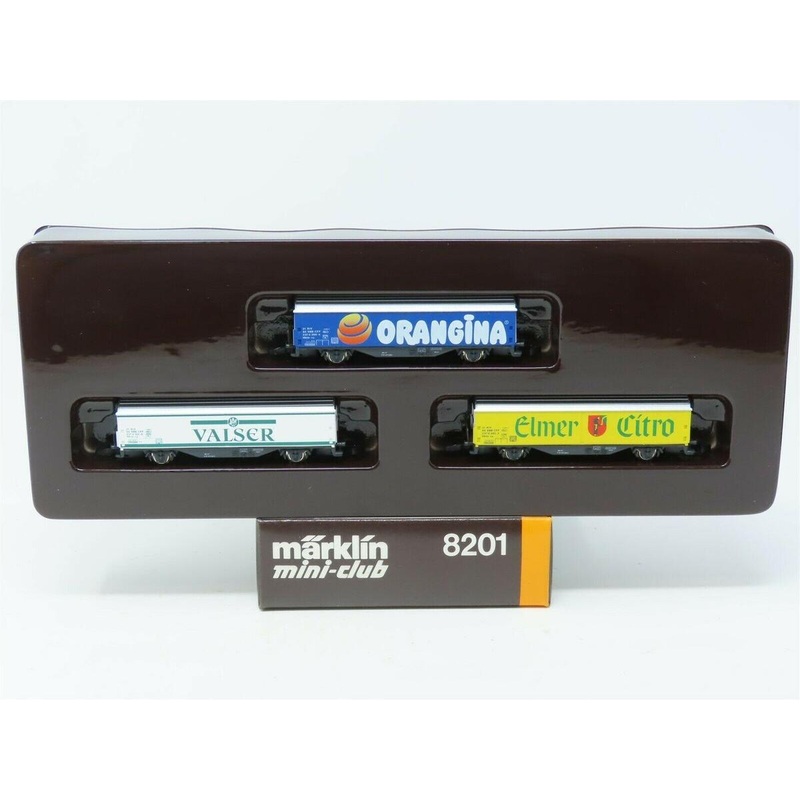 Marklin 8201 Z Scale SBB Refrigerator 3-Car Set LN/Box
