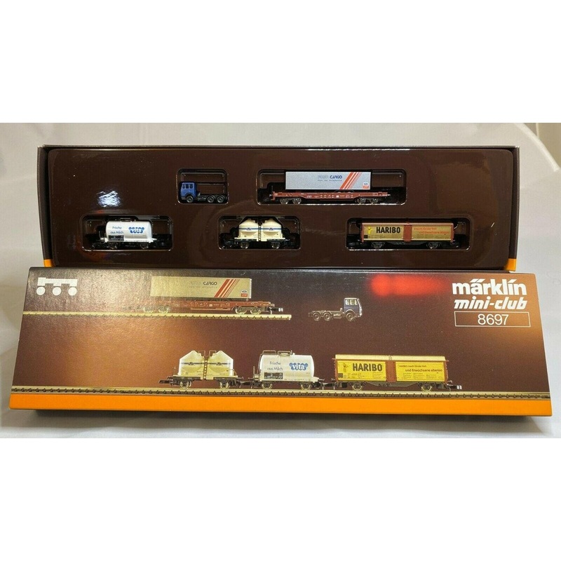 Marklin 8697 Z Scale Deutsche Bahn Freight Car Set (Set of 5) LN/Box