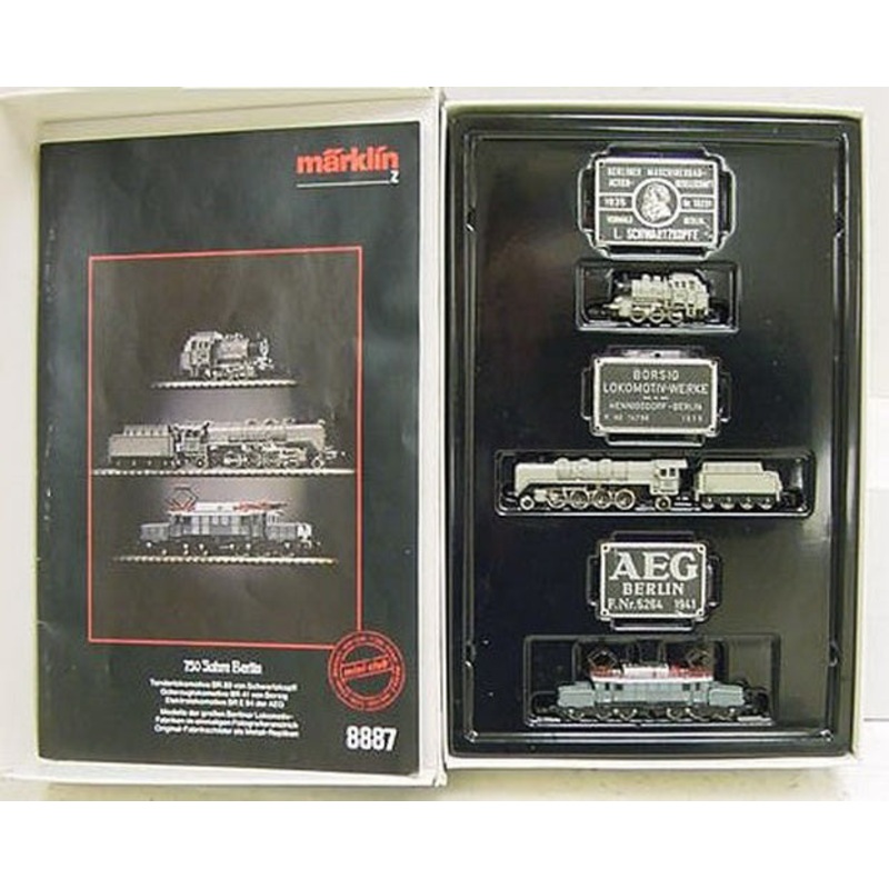 Marklin 8887 Z Scale Berlin 750th Anniversary Steam & Electric Train Set LN/Box