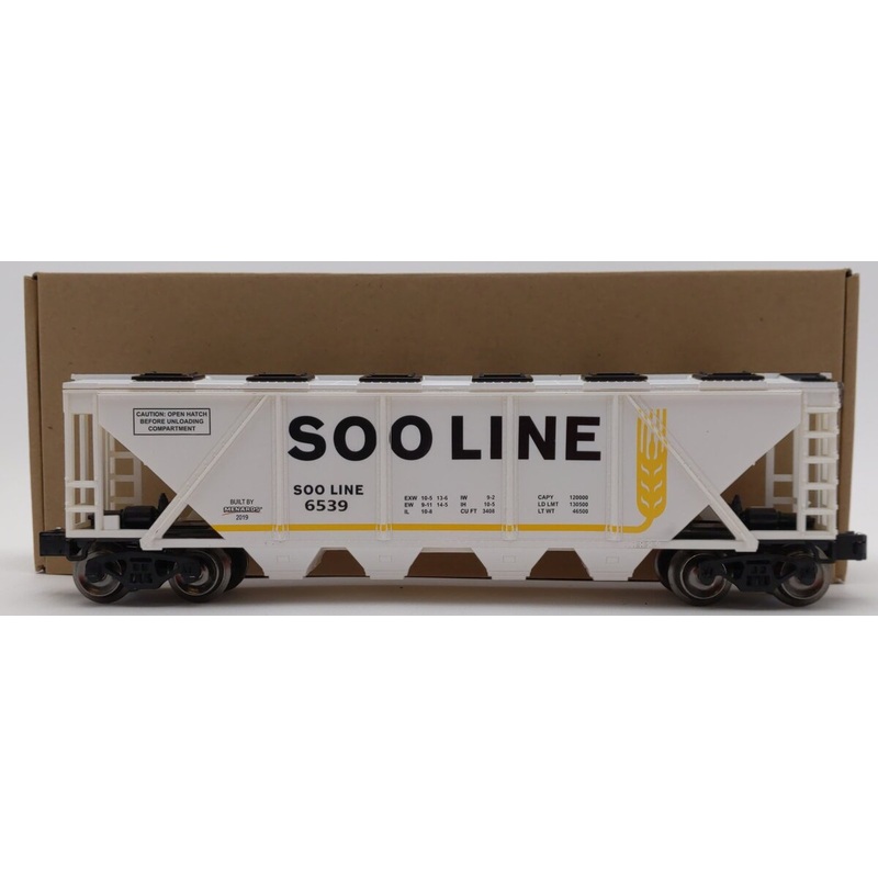 Menards 279-5275 Soo Line Covered Hopper Car #6539 EX/Box