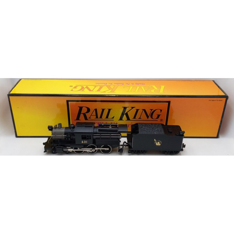 MTH 30-1141-1 O Gauge Jersey Central 4-6-0 Camelback Engine & Tender w/PS1 #631 EX/Box