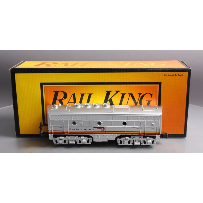 MTH 30-2133 O Gauge Santa Fe F3 B-Unit Non-Powered Diesel Engine EX/Box