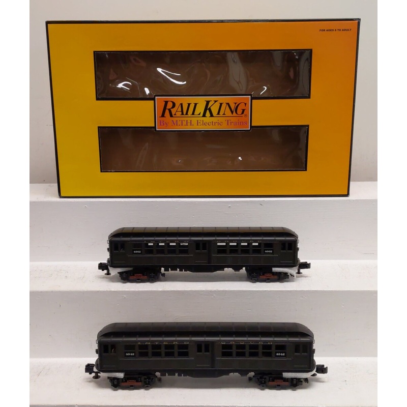 MTH 30-2447-3 O Metropolitan LO-V Subway Add-on Non-Powered Set (Set of 2) VG/Box