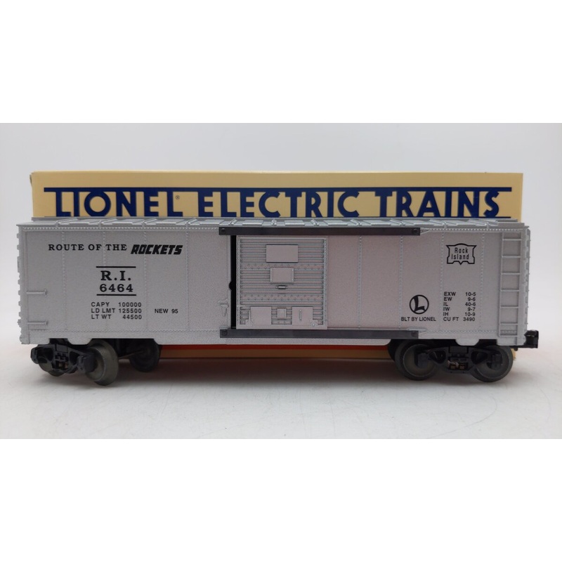 Lionel 6-19269 O Gauge Rock Island Route Of The Rockets Boxcar #6464-75 EX/Box