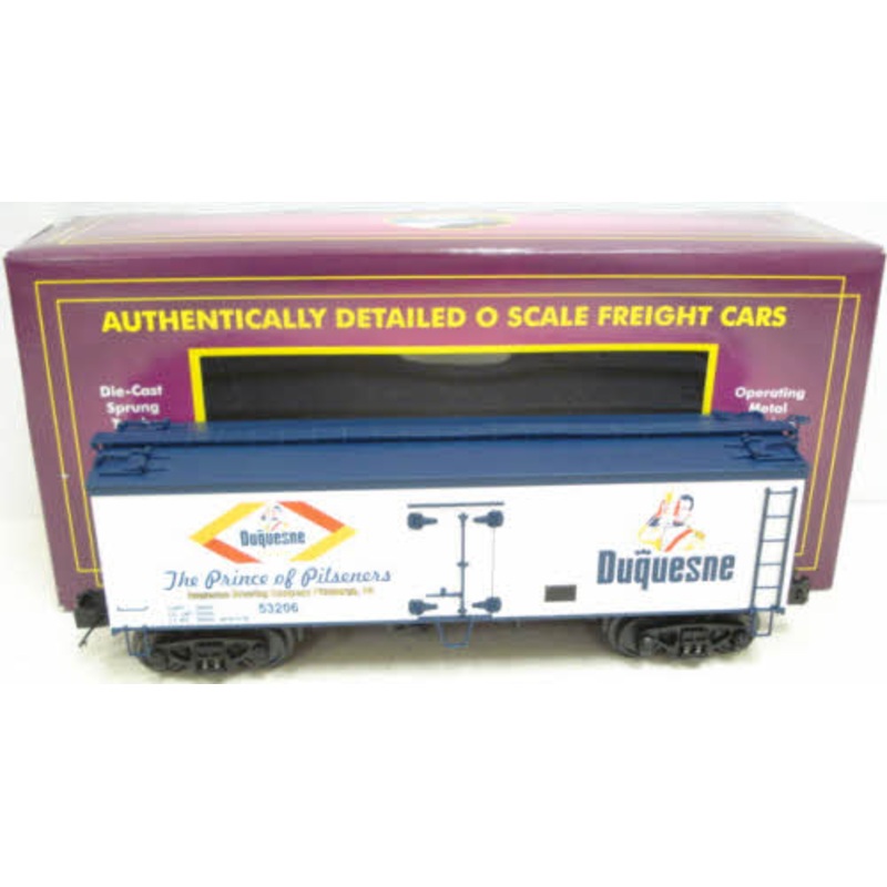 MTH 20-5580C O Gauge Duquesne 36′ Woodsided Reefer Car LN/Box