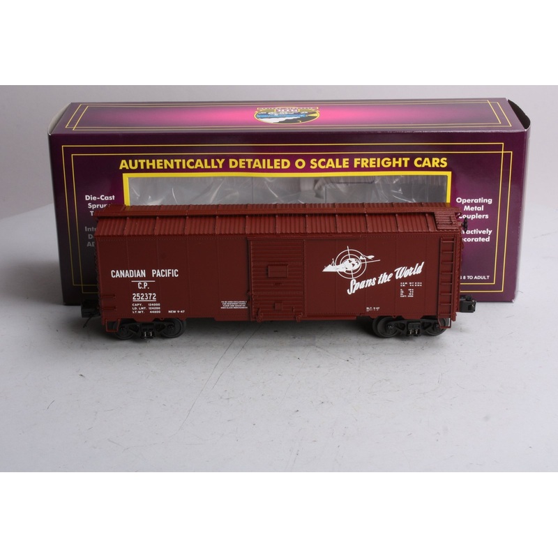 MTH 20-93326 O Canadian Pacific 40′ AAR Box Car #252372 EX/Box