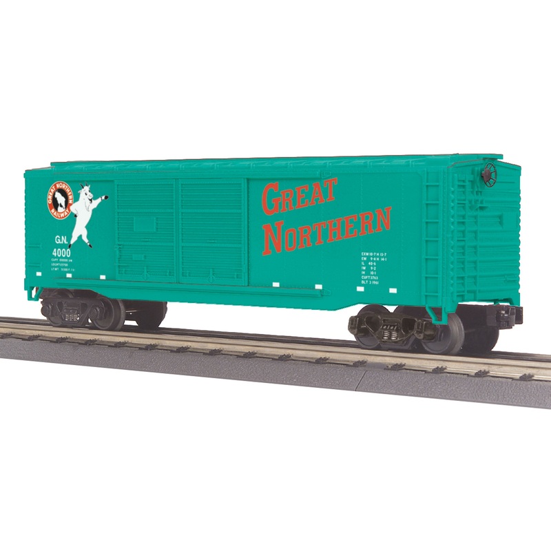 MTH 30-74791 O GN 40′ Double Door Boxcar LN/Box