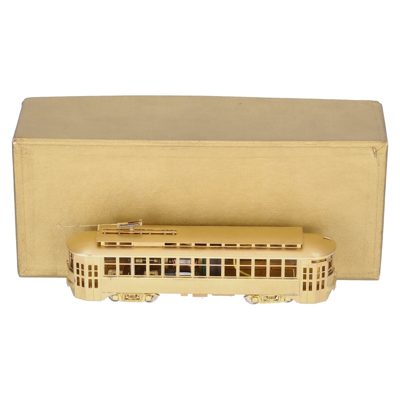 Northwest Short Line 1300 HO BRASS TCRT Standard Wooden Street Trolley EX/Box