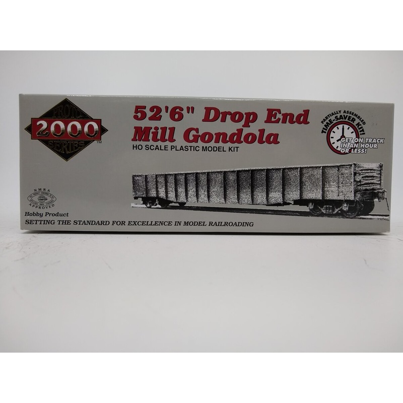 Proto 2000 920-54087 HO Scale NKP 52’6 Drop End Mill Gondola w/ Duct Work Load