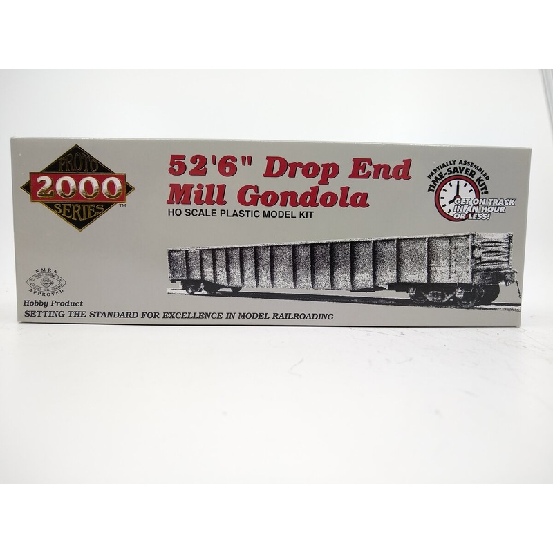 Proto 2000 920-54088 HO Scale NKP 52’6 Drop End Mill Gondola w/ Duct Work Load