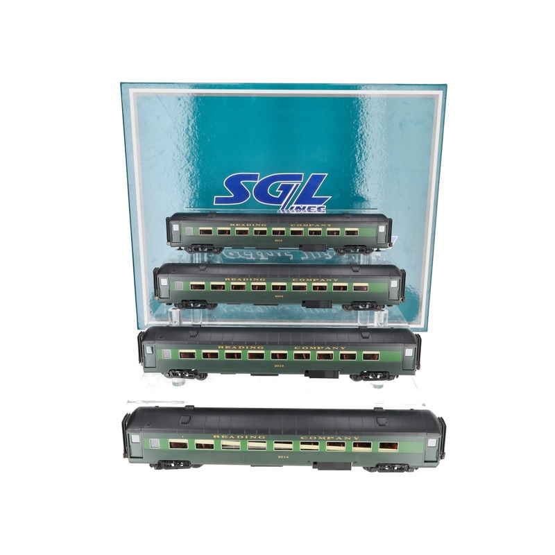 SGL Trains 5503 O BRASS Reading Schuylkill 4-Car Passenger Set – (3-Rail) LN/Box