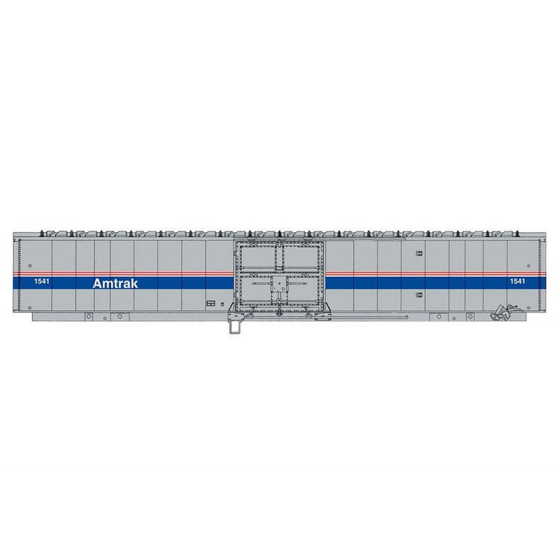 Walthers 910-31101 HO Amtrak 60′ Thrall Material Handling Car MHC-2 #1541 – RTR MT/Box