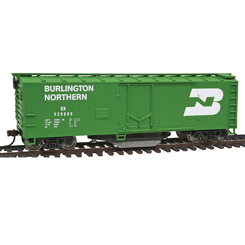 Walthers 931-1753 HO Scale BN 40′ Plug-Door Track Cleaning Boxcar #329808 MT/Box