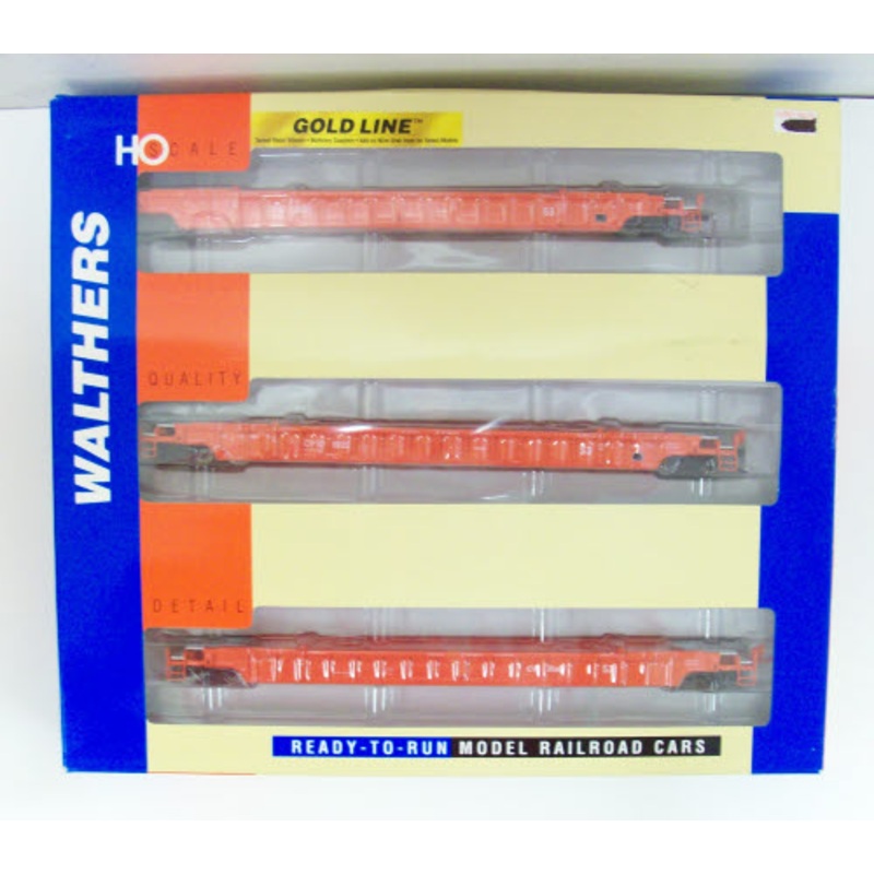 Walthers 932-3944 HO Canadian Pacific NSC 3-Unit 53′ Well Car (Set of 3) NIB