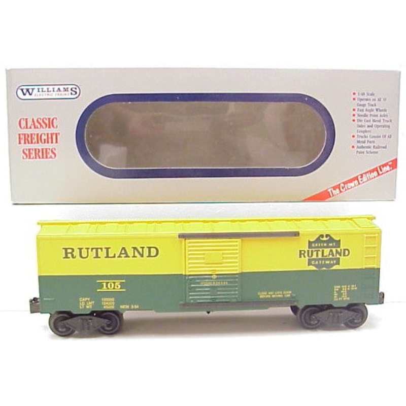 Williams WAL36 O Rutland Boxcar #105 LN/Box